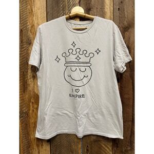 I Love Empire Crown Graphic T Shirt Short‎ Sleeve Casual Top